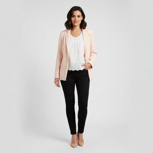 Justfab Flap Pocket Blazer NWT Pink XL